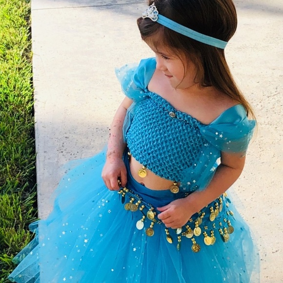 PRINCESS JASMINE couture tutu skirt/top - Picture 1 of 7